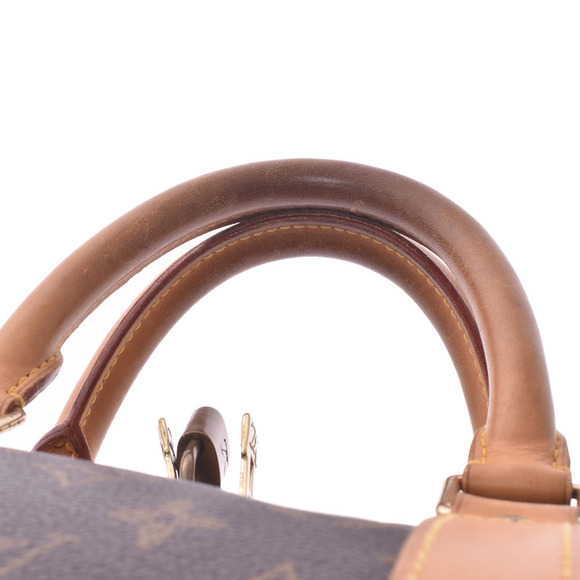 LOUIS VUITTON Monogram Keepall Brown Canvas Boston Bag - Picture 4 of 9